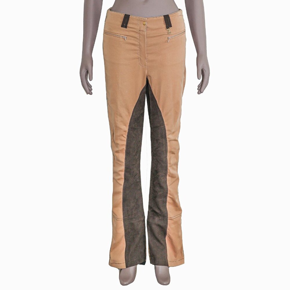 Tan Western Cotton‎ Pants Trousers Rugged Workwear Cowboy Casual Everyday Pants